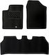 Medium Quality Black Carpet Mats Compatible with Hyundai Inster 3pcs