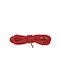 Bergal Trekking-Seilschnürsenkel Rot 120cm Runde Wanderschnürsenkel Geflochtene Farben Rot 120cm