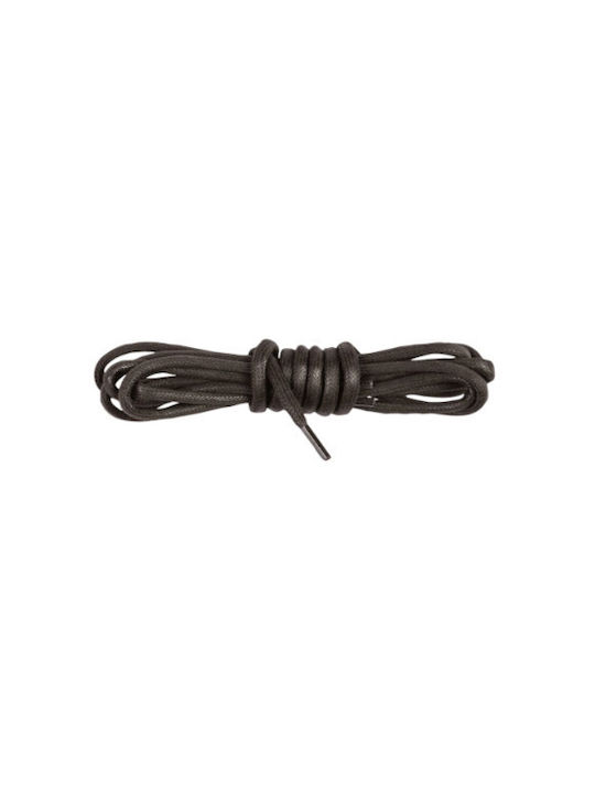 Bergal Round Laces Waxed Strong Dark Brown 75cm