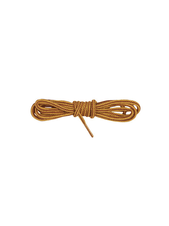 Bergal Trekking Laces Reddish-brown/yellow 150cm Στρογγυλα Χοντρα Ορειβατικα Κορδονια Πλεξη Χρωματα Κοκκινωπό-καφέ Κίτρινο 150 Εκατοστα