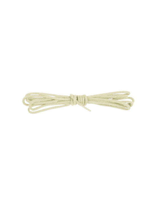 Bergal Round Laces Thin Eggshell 120 Cm Thin Round Laces Color Light Beige 120 Cm