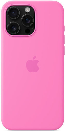 Apple Silicone Case Back Cover Silicone Pink (iPhone 16 Pro Max)
