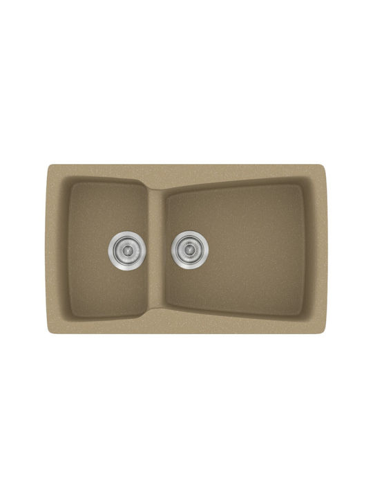 Sanitec Classic 320 320 Einbauspüle Synthetisch...