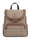 Henney Bear Παιδική Τσάντα Πλάτης Καφέ 29x25.5x12εκ.