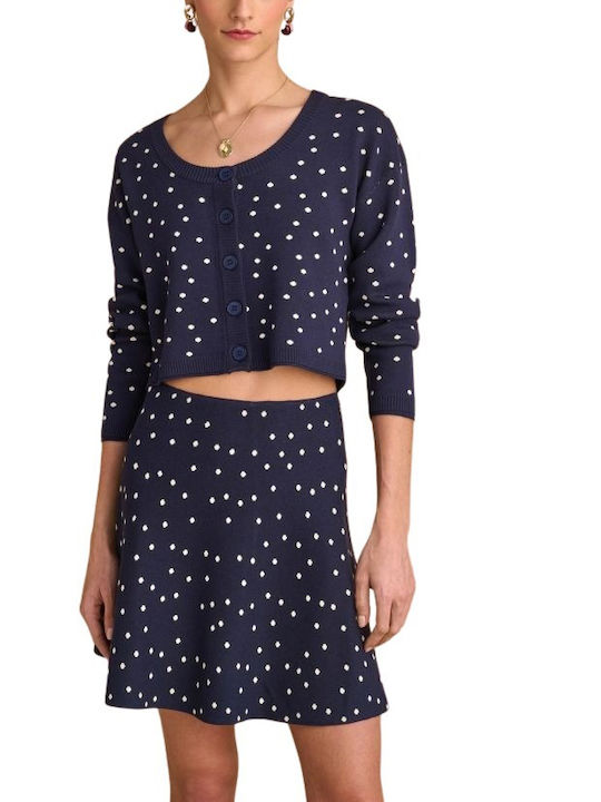 Rock Cloche Polka Dot Blau