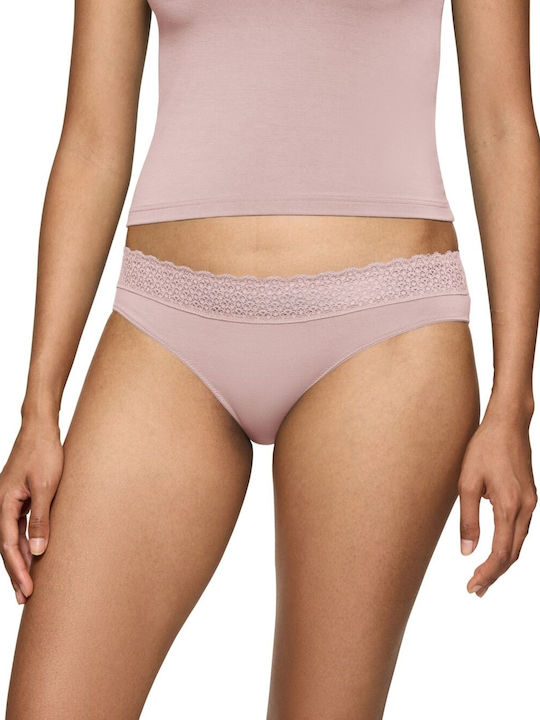 Triumph Feel Modal Tai Γυναικείο Slip Ροζ Σκούρο