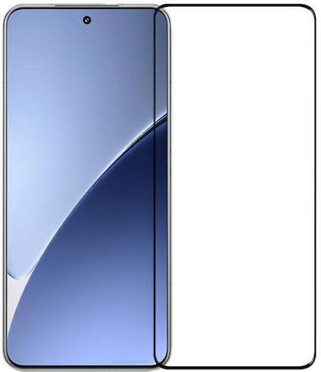 Xiaomi 15 Pro Mofi 9h 3d Hot Bending Tempered Glass Film Black