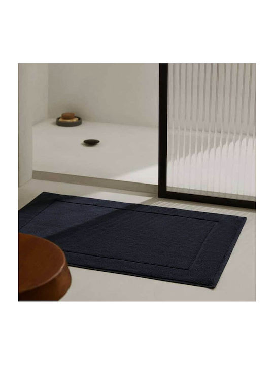 Astron Italy Badematte Baumwolle Rechteckig 716 Schwarz 50x70cm