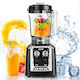 Vevor Commercial Blender 2.2kW Black with Jug Capacity 2lt 24x19.8x44cm
