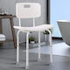 Bakaji Bathroom Seat with Backrest 02837459