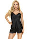 Babydoll Aria Ii Μαύρο