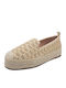 Women's Fabric Espadrilles Gold