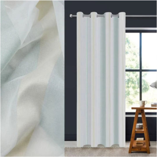 JumT Curtain with Grommets White 140x260cm
