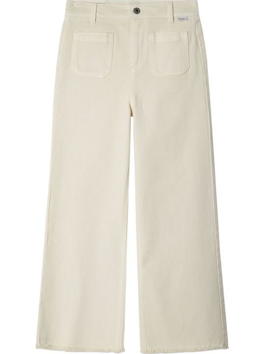 Kids' Denim Pants Oyster White NANIA