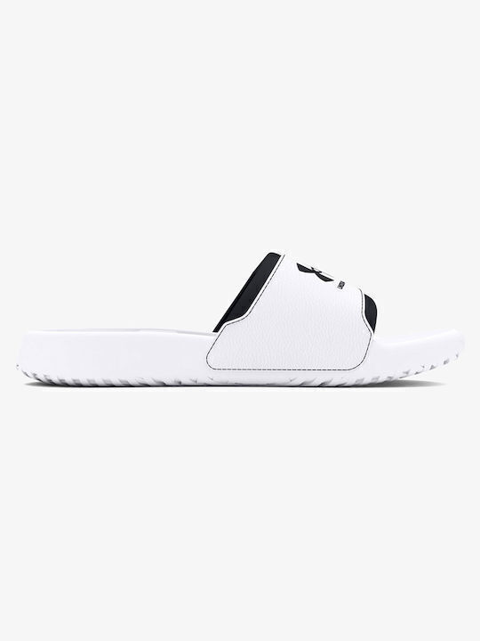 Under Armour Slides În Culoare Albă