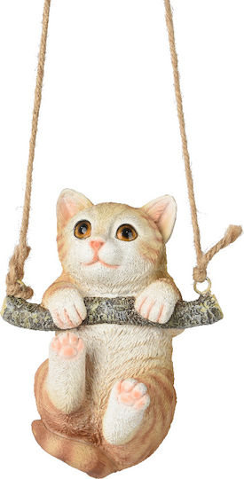 Kaemingk Hängende Wanddekoration Beige aus Kunststoff 15x10x11,5cm