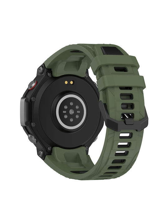 Λουράκι Σιλικόνης Πράσινο (Amazfit T-Rex 3)