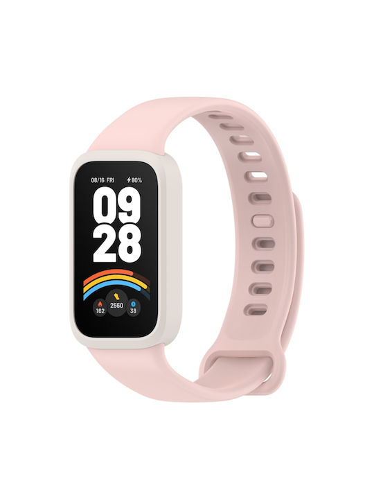 Λουράκι Σιλικόνης Μπεζ (Redmi Band 3, Xiaomi Smart Band 9 Active)