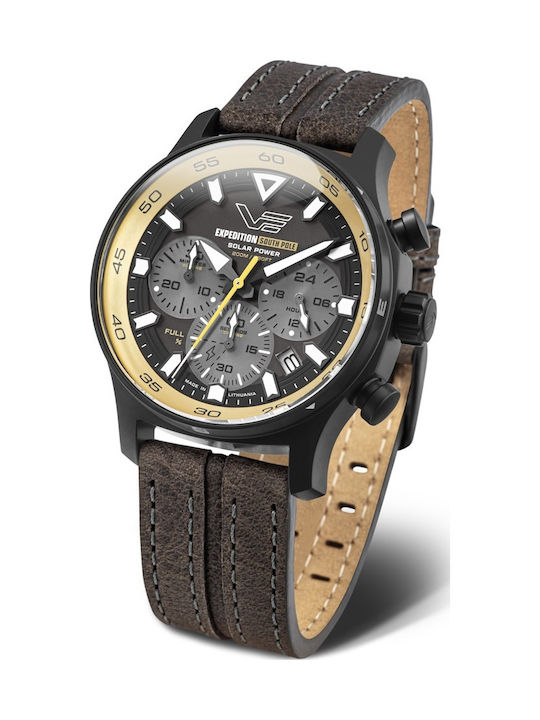 Vostok Europe Expedition Ceas Solar cu Curea din Piele