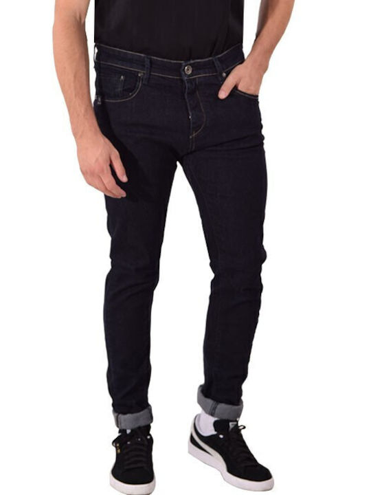 Pantaloni cu Croială Normală Albastru
