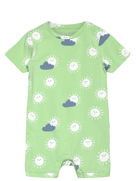 Name It Babystrampler Kurzärmelig Arcadian Green