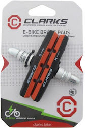 Clarks E-bike V-brake 75 Mm Pad Τακάκια Φρένου Clarks E-bike V-brake 75 Mm Pad Τακάκια Φρένου