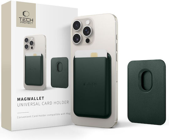 Tech-Protect MagSafe Θήκη Καρτών Magwallet σε Χακί χρώμα