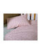 Nef-Nef Homeware Wings Of Joy Baby Sheets Set Crib Cotton Pink 170x120cm 3pcs