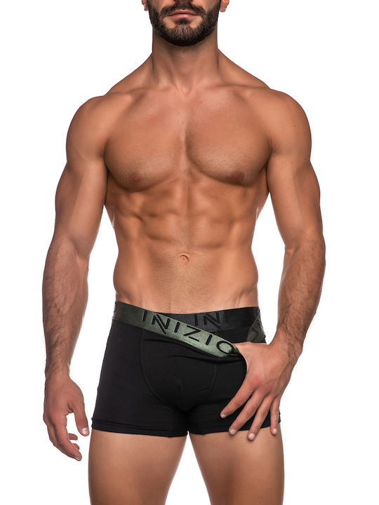 Ανδρικά Μποξεράκια Μαύρο/Χακί 2Pack