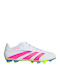 adidas Predator Club Fußballschuhe mit Stollen Weiß