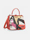 Damen Tasche Schulter Rot