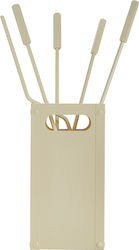 Ivory Fireplace Tools Bucket Zogometal K34-1235