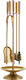 Zogometal Fireplace Tool Set with Stand Holder ...