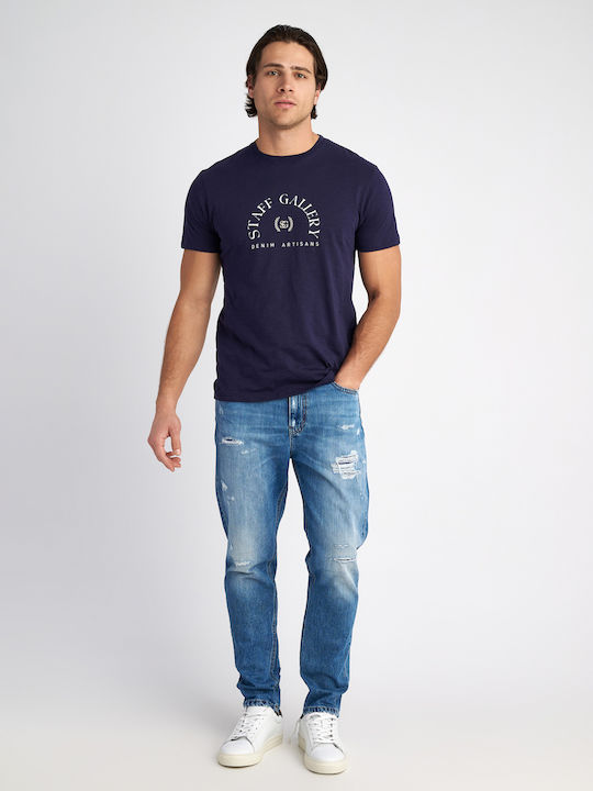 Herren Jeanshosen mit Lose Anwendung Blau