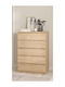 Συρταριέρα Креватокамарас Дървена Jackson Hickory 77x50x111.3бр