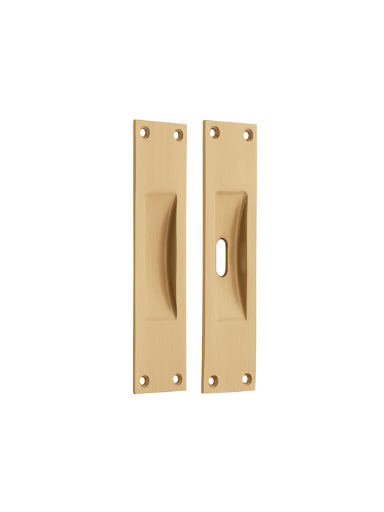 Zogometal Sliding Door Handles Oro Matte 230 Without Hole