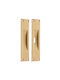 Zogometal Sliding Door Handles Oro Matte 230 Without Hole