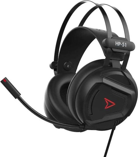 Steelplay HP-51 Over Ear Gaming Headset με σύνδεση 3.5mm / USB