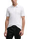 Polo Short Sleeve White Men s Blouse