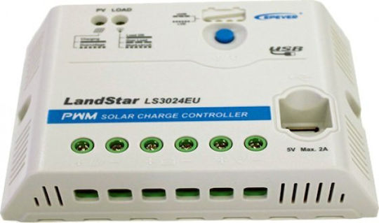 Ls3024eu Pwm Ρυθμιστης Φορτισης Epsolar Epever 30α 12/24v