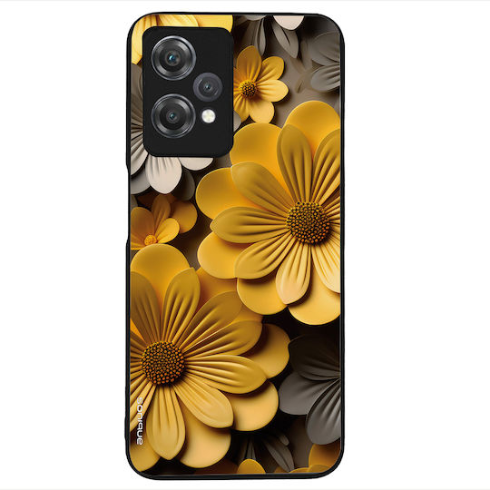 Sonique 3D Flower Series калъф за OnePlus Nord CE 2 Lite 5G Жълт