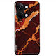 Sonique Marble Series Case Oneplus Nord 3 5g Red