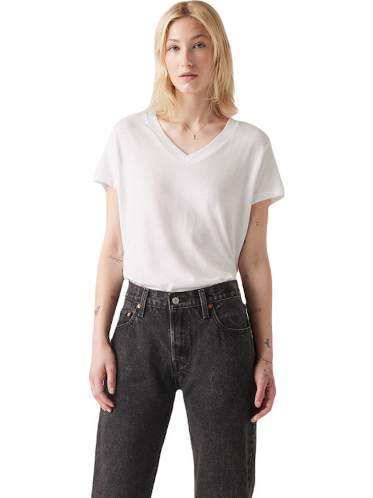 Boxy Γυναικείο T-shirt Λευκό