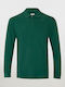 Polo unisex cu guler și nasturi Velilla 105503 Verde Pădure