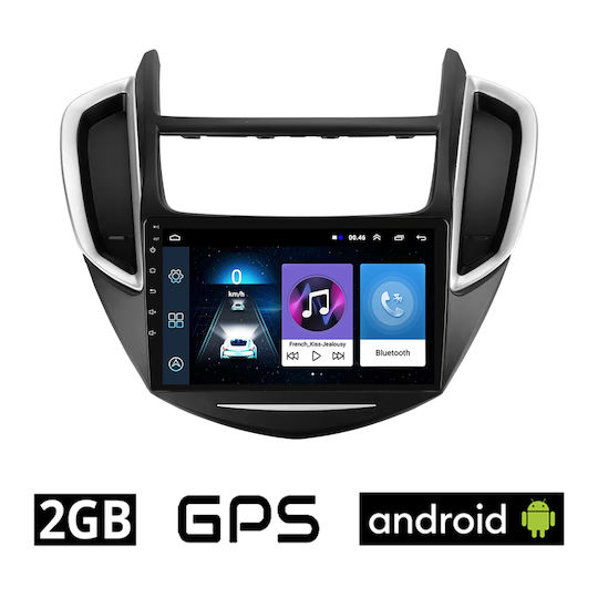 Car Audio System for Chevrolet Trax 2014 2022 (Bluetooth/USB/AUX/WiFi/GPS/Apple-Carplay/Android-Auto) with Touch Screen 9"