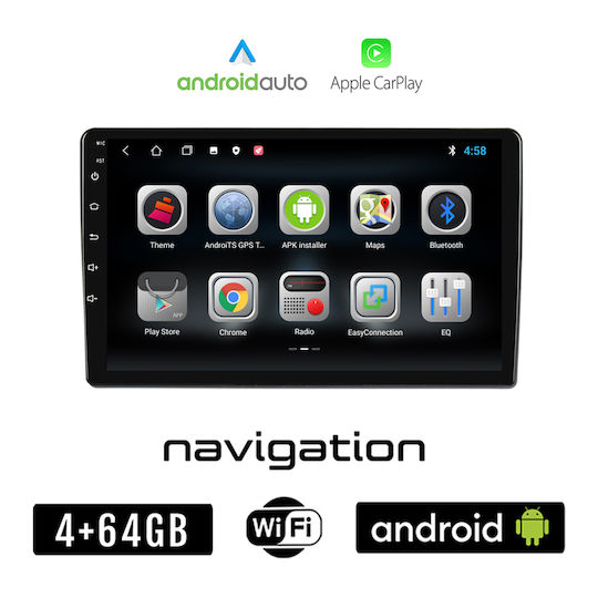 Booma Car Audio System for Honda HR-V 1998 2005 (Bluetooth/USB/WiFi/GPS/Apple-Carplay/Android-Auto) with Touch Screen 9"