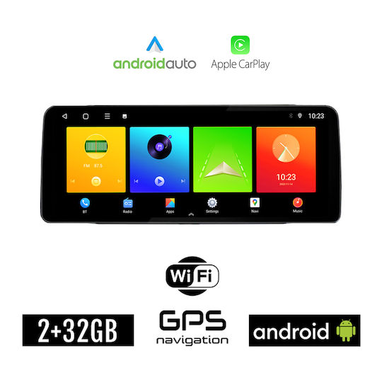 Автомобилна Аудио Система (Блутут/USB/WiFi/GPS/Apple-Carplay/Android-Auto) с Тъчскрийн 12.3"