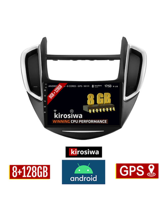 Kirosiwa Car Audio System for Chevrolet Trax 2014 2022 (Bluetooth/USB/AUX/WiFi/GPS) with Touch Screen 9"