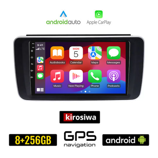 Kirosiwa Car Audio System for Nissan Leaf 2018 (Bluetooth/USB/AUX/WiFi/GPS/Apple-Carplay/Android-Auto) with Touch Screen 9"