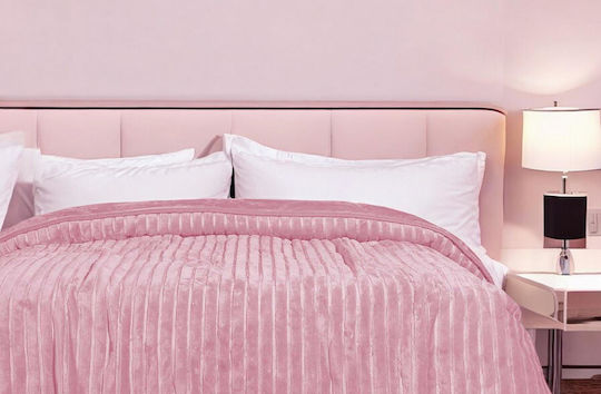 Linea Home Едно Одеяло 160x220 см Розово